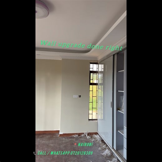 Fiber Wainscoting for CorridorsA well-finished corridor changes the whole home.Clean panel lines, smooth paint, and a modern look that lasts.✔ Neat details✔ Durable fiber panels✔ Smooth paint finish✔ Modern & timeless style💰 Rate: KES 2,600 per sqm(Fiber wainscoting – supply & installation)📍 Nairobi📞 Call / WhatsApp 0720128309Boma Creations Interior.#wainscoting #fiberwainscoting #corridorDesign #hallwayDecor #wallpanels.#interiorfinishing #moderninteriors #luxuryinteriors #mdfpanels#interior