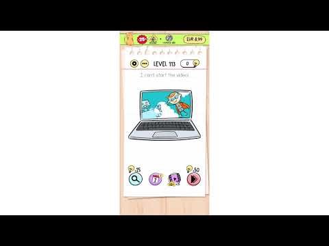 "I can't start the video" Brain Test Level 113 Quick Guide