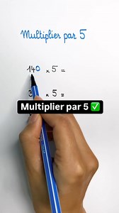 👉 Multiplier par 5 —————————————————— 📌 Découvre ma chaîne Youtube pour avoir des cours clairs et plein d’exercices corrigés 👉 Lien en BIO | Campus xyz