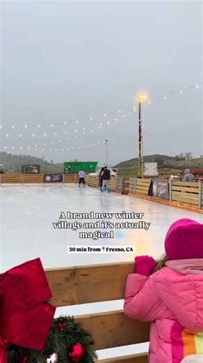 Ashton | Things to do in Fresno + Clovis with Kids on Instagram: "Comment SUMMIT and I will send you all the details and ticket info 🎅❄️ We checked out the NEW Santa’s Summit at 📍Table Mountain Casino Resort and it truly feels like a Winter Wonderland Village right here in the Central Valley! ✨🎄 Here were our favorites: ⛸️ Ice Skating Skating under the lights was such a fun way to start the night. They offer skate rentals and little push walkers for kids. ❄️ Ice Tubing Slide Grab a tube and s