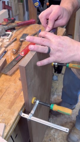 Fixing exposed domino tenon in woodworking joints #woodworking #joinery #tools