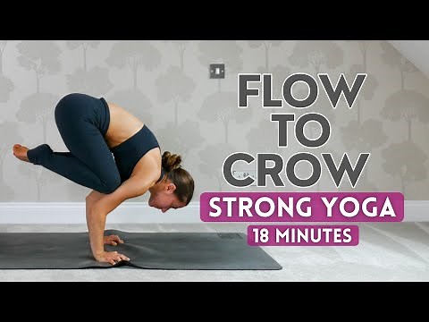 YOGA FLOW TO CROW POSE - Arm Balance Practice with Charlie Follows