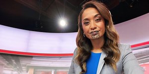 New Zealand news anchor’s face tattoo honors her Maori heritage