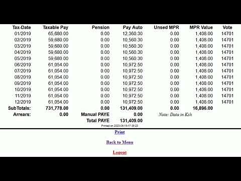 TSC P9 forms How to Download p9 forms and file returns on itax KRA Portal
