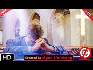 376, Free Christian Loop Background No Copyright / Man Worshiping in Church / Christian Background