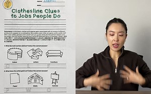 一起来练习：Clothesline Clues to Jobs People Do Discussion