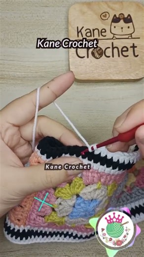 Crochet Shoulder Bag Crochet 🌸 Granny Square A866