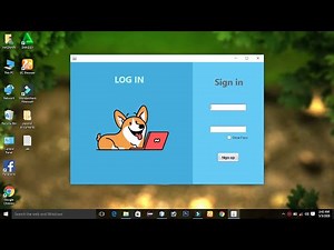 How to create a simple animated login form in java netbean.