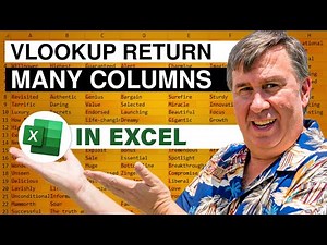 Excel - Mastering VLOOKUP with Multiple Columns - Excel Tips & Tricks - Episode 1123