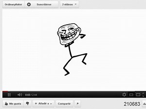 Dancing troll face prove