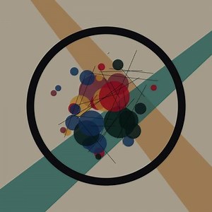 151K views · 2.2K reactions | ”Circles in a #Circle”, 1923, Wassily #Kandinsky #Gif © Nikos Kapa | Bauhaus Movement | Facebook