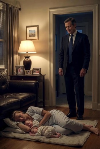 When the millionaire came home at 1 a.m., he expected silence in his mansion. Instead, he found the cleaning lady asleep on the nursery floor, curled protectively beside his twins. What began as suspicion turned into a revelation so powerful it shattered his pride—and forced him to confront the one thing his fortune could never buy: being a real father. Full story in the comment... 👇 | Whispered Words