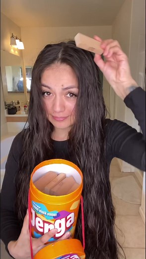 JENGA HAIR! PT 1! 😅 #verifyitsaboutamanda #hairtransformation #hairstyle #longhairdontcare