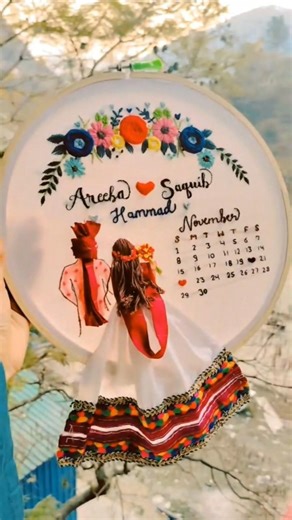 wedding hoop ❤️#yosho #hoops #hoopart #embroidery