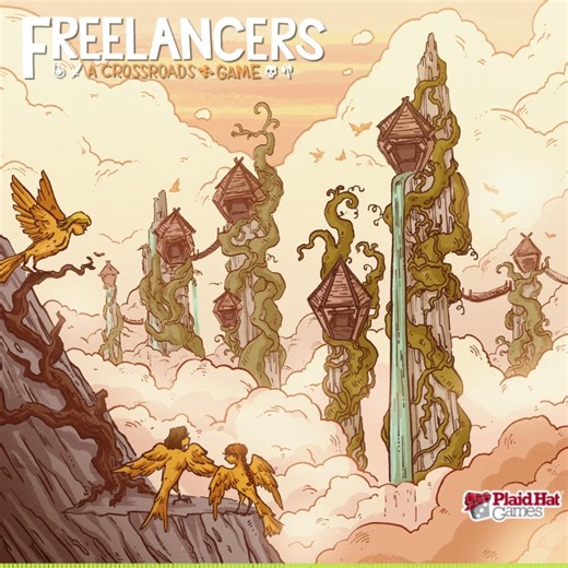 In Relics and Revenge, Freelancers help a mysterious and masked stranger retrieve artifacts that were stolen from his people by greedy adventurers. The great Nazeeh Tarsha voices both Cookie the camp chef and Enash, the mysterious patron. https://preorder.freelancersgame.com/ | Plaid Hat Games | Facebook