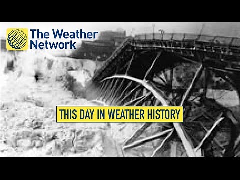 1938: Iconic Niagara Falls bridge collapses from ice jams