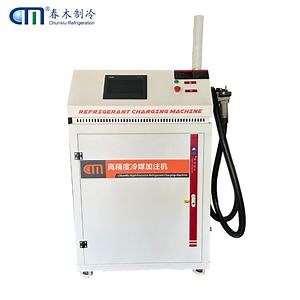 [Hot Item] Automatic Refrigerant Charging Machine AC Gas Filling Machine with PLC System Real-Time Display