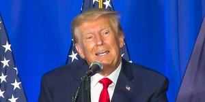 Trump rants to women's group: 'They want to take away your washing machines and your dryers'