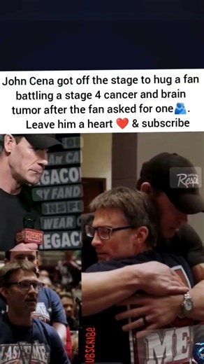John Cena Leaves Stage to Hug Fan Battling Stage 4 Cancer & Brain Tumor ❤️