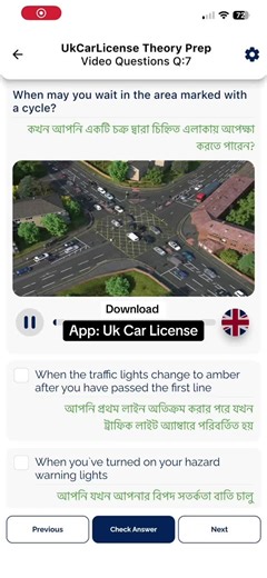 Essential Theory Test Questions for UK Bengali Drivers