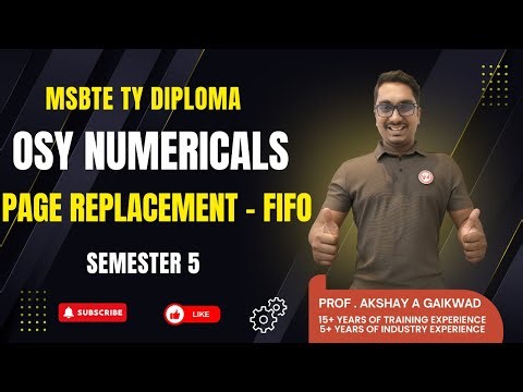 FIFO Page Replacement 😎 | The Easiest Explanation Ever | MSBTE TY Diploma | OSY | By Akshay Sir
