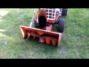 Simplicity Sovereign 3416 front PTO Snow Thrower