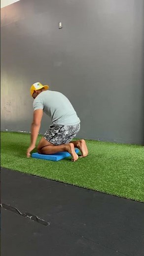Kneeling Ankle Dorsiflexion Rocker Stretch
