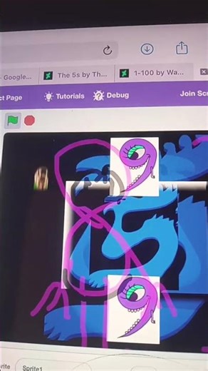 number creatures 5 scan