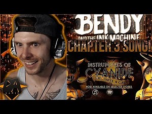 Vapor Reacts #664 | BENDY AND THE INK MACHINE CH 3 SONG "Instruments of Cyanide" by DAGames REACTION
