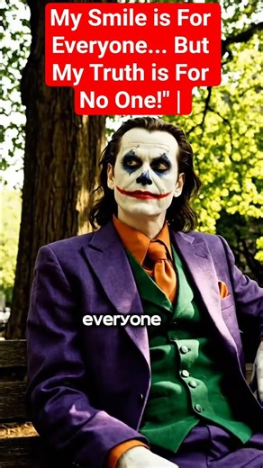 My Smile is For Everyone... But My Truth is For No One!" | Joker Wisdom - Part 2#shorts