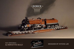 LEGO MOC-82798 10277 Crocodile Locomotive Alternative Build (Creator > Creator Expert 2021)