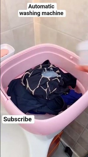 part 188.Mini Folding Washing Machine Easy Laundry Solution Compact Home Appliance