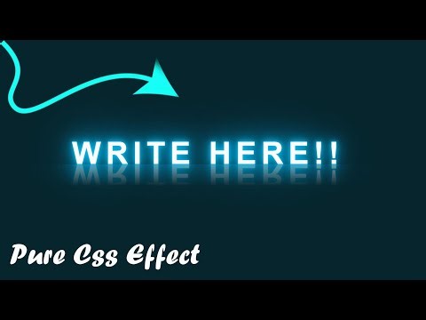 AMAZING TEXT EFFECT USING HTML CSS |‪@pinkweb0‬