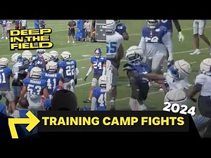 NFL Training Camp Fights 2024