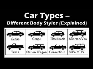 Most Popular Car Types Based on Different Body Styles | Types of Cars