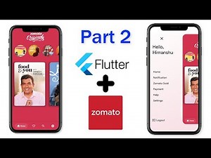 Flutter Zomato App UI Code Tutorial - Part 2 #flutter