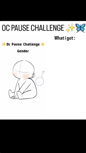 splash of colors 🖌 on Instagram: "OC pause challenge ✨️🦋 liked this trend ( first time tried to make something like this ) . . . . . . Like and share 🦋✨️ . . . . #ocpausechallenge #challenge #artwork #arts #trend #drawdrawdraw #characterillustration #myart #characterart #illustrator #traditionalartists #artcollection #animeedits #fyp #repost #supportartists #artoninstagram"