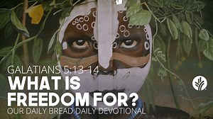 Galatians 5:13–14 - What does street art have to do with bondage? It’s an expression of freedom. But the ultimate freedom we have is found in Jesus. How do we express our freedom in a way that brings more people to Jesus? A life of freedom is available to you. Watch this devotional for details: https://youtu.be/A0nmN7YYy5o | Our Daily Bread Ministries