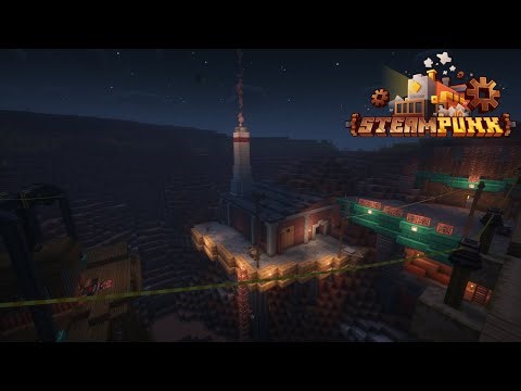 I built a Coal Power Plant in Steampunk Minecraft!