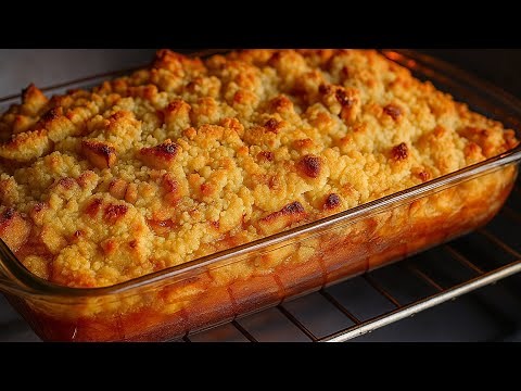 Grandma’s Apple Crumble Cake | Moist & Crispy