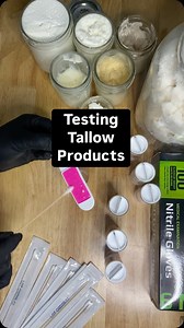Bacteria and mold/yeast testing some of my tallow products. #tallow #tallowtok #beeftallow #tallowskincare #beeftallowskincare #naturalskincare #preservativefree #natural #homestead | 5:16 Homestead