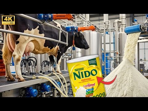 Inside a Modern Powdered Milk Factory: From Fresh Milk to the Product That Feeds the World