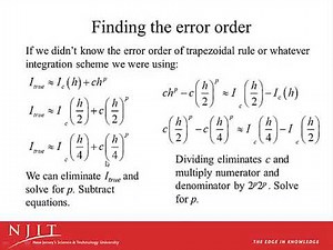 Richardson Extrapolation