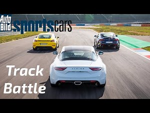 TRACK BATTLE: Alpine A110 S vs Porsche 718 Cayman vs Toyota GR Supra 3.0