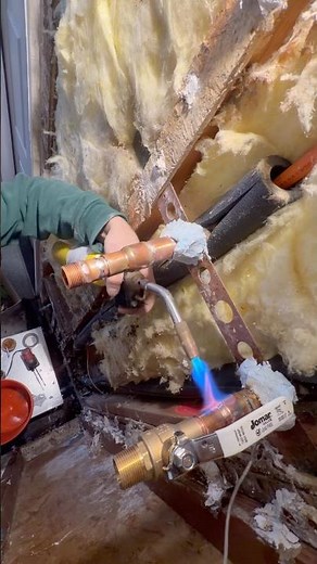 installing a new ball valve and male adapter ft kitec