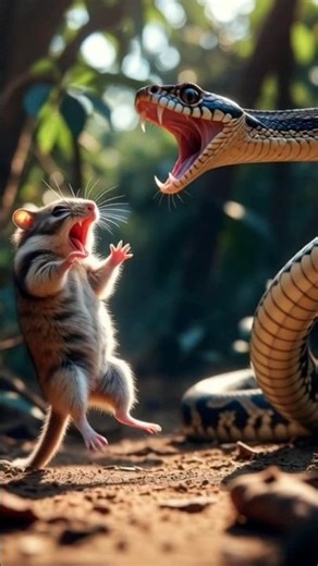 Snake Tries to Kill Rat in Jungle | #wildlifeentertainment #animals #wildanimals #wildliferescue