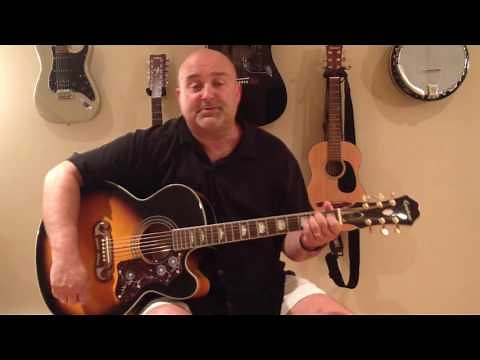 How to Play Move it On Over - George Thorogood - (Basic cover) - Easy 3 Chord Tune