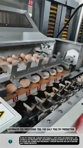 Automatic Egg Processing tool for daily poultry production #tools