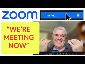 How to Send a Zoom Meeting Invite During a Meeting