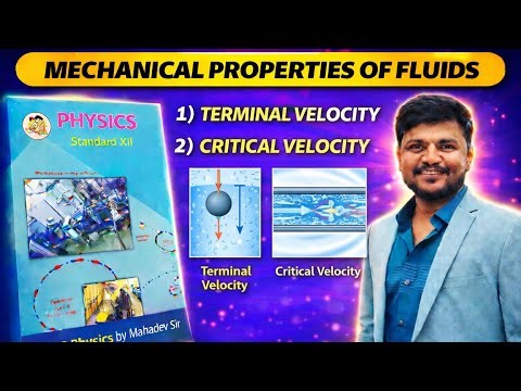 CRITICAL VELOCITY & TERMINAL VELOCITY| mechanical properties of fluid| HSC physics